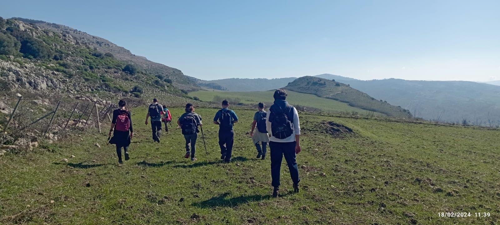 Sull'altopiano prima della montagna